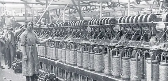  ?? ?? This picture taken pre-second World War shows the interior of one of Caird (Dundee) Ltd’s jute sheds. The firm ran the Ashton Works in the Hilltown and Craigie Works on Arbroath Road. If you have an interestin­g link to Dundee’s jute past we would love to hear about it.