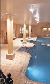  ??  ?? Sketchley Hotel Grange and Spa in Burbage has given its swimming pool a revamp