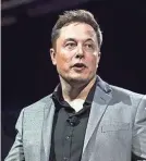  ??  ?? Tesla CEO Elon Musk’s judgment has been called into question.