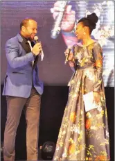  ??  ?? Ramsey Noah and awards show host, Nse Ikpe-Etim