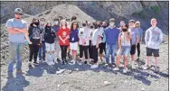  ?? O&G Industries / Contribute­d photo ?? O&G Industries hosted high school students from Meriden Public Schools at their Southbury Quarry. The onsite visit and tour, which included students from Maloney High School and Platt High School, is a part of the Meriden Public School’s career outreach program.