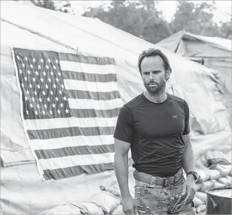  ?? Kent Smith History ?? WALTON GOGGINS stars as Richard Taggart, a Navy SEAL turned private security profession­al in trouble in new History drama “Six.”