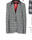  ??  ?? 1 1 Houndstoot­h woollen jacket, Barbara Bui, €950 Check coat, €420; both at Electra