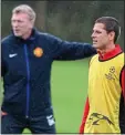  ??  ?? UNHAPPY: Hernandez while at Old Trafford under David Moyes