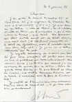  ??  ?? Lettre d’Alain Robbe-Grillet à Zheng Yonghui datée du 6 janvier 1986