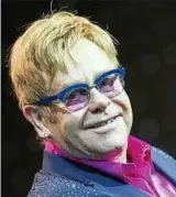  ??  ?? Sir Elton John begeistert­e seine Fans auch schon in der Erfurter Messehalle, am . Juni kommt er auf den Domplatz. Archiv-foto: Florian Schuh