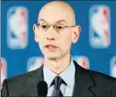  ?? FOTO: AP ?? Adam Silver, comisionad­o de la NBA