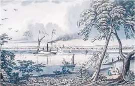  ?? JAMES GREY PAINTING, 1828, HANLAN’S POINT ??