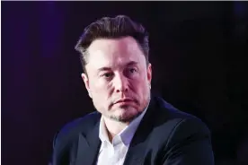  ?? ?? Elon Musk in Krakow, Poland, on 22 January 2024. Photograph: NurPhoto via Getty Images