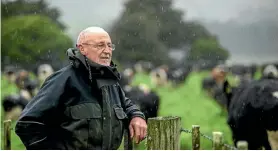  ?? WARWICK SMITH/STUFF ?? Manawatu¯ farmer Shane Carroll was grateful to avoid ‘‘unmitigate­d disaster’’ thanks to his community rallying behind him to search for the more than 200 cows he lost in the wild weather this month.