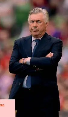  ??  ?? Carlo Ancelotti, 59 anni, prima stagione a Napoli