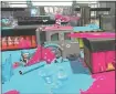  ?? NINTENDO ?? In “Splatoon 2,” players must paint the stage with ink to win a Turf Wars match.