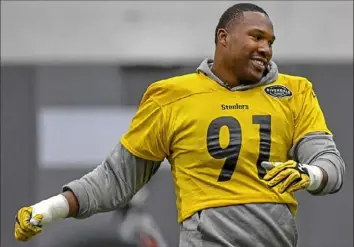  ??  ?? Stephon Tuitt didn’t miss a tackle in 2018, but in some ways more was expected from him.