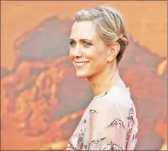  ?? — Reuters file photo ?? Wiig arrives for the UK premiere of ‘The Martian’ in London, on Sept 24, 2015.