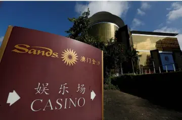  ??  ?? File photo shows a view of Sands Macao casino. — Reuters photo
