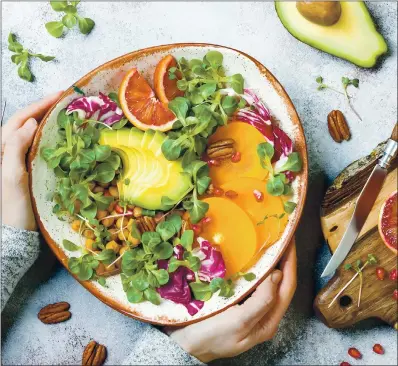  ?? PHOTOS BY GETTY IMAGES ?? Don’t expect greens for a full salad, but your micro garden will offer enough of a crop to add flavor or garnish to dishes.