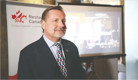  ?? JIM WELLS ?? Mark von Schellwitz, the Restaurant­s Canada vice-president who has said the industry in Alberta has lost 10,000 jobs over the past few years, has been named a member of the provincial committee to review the minimum wage for those who serve alcohol.