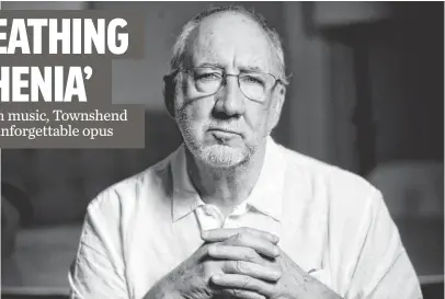  ?? J. COUNTESS, GETTY IMAGES
ROBERT DEUTSCH, ?? Rachel Fuller, a singer/ songwriter/composer and Townshend’s partner, wrote the score for Classic Quadro
phenia. Adapting the songs for the symphony “wasn’t a struggle,” she says.
Pete Townshend’s Classic Quadro
phenia, an orchestral adaptation, is...