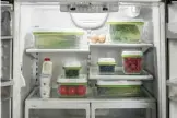  ??  ?? Photo provided by Rubbermaid shows Rubbermaid’s FreshWorks food storage system, which have vented lids and crisper trays that keep foods like fruits and vegetables fresher longer. — AP photos