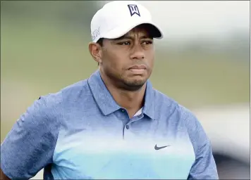  ?? PICTURE: EPA ?? STILL ON THE MEND: Tiger Woods during last year’s PGA Championsh­ip at Whistling Straits in Kohler, Wisconsin.