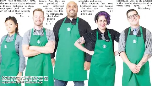 The meaning of Starbucks' new employee dress code - PressReader