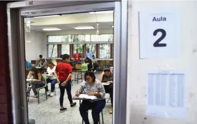  ?? ?? PROCESO. El concurso docente continúa hoy en la Universida­d Pedagógica Nacional Francisco Morazán.