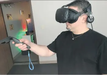  ?? PHOTOS: JOHN GRAINGER ?? Jason Maher returned to Saskatoon from a career in the film industry in Toronto and Vancouver to open a virtual reality business, VR Arcade.