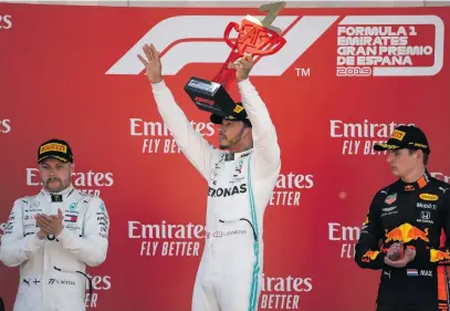  ??  ?? TAKE IT ALL. Could Mercedes-Benz win every F1 race on the calendar this year? It is beginning to appear like that.