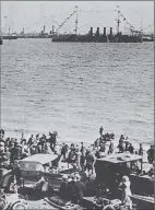  ??  ?? POWER The 1914 fleet review included 59 battleship­s