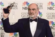  ?? MARK J. TERRILL AP file ?? Sean Connery won the Cecil B. DeMille Award at the Golden Globe Awards ceremony in 1996. Scottish actor was considered by many to have been the best James Bond.