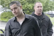  ?? RICK COLLINS/SPECIAL TO THE VANCOUVER SUN ?? Jonathan Bacon, left, was shot dead as he sat in a Porsche Cayenne in Kelowna in 2011.