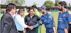  ??  ?? Chief guest Rangana Herath at the opening ceremony