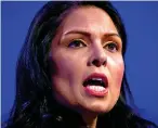  ??  ?? PLEA: Priti Patel signed letter