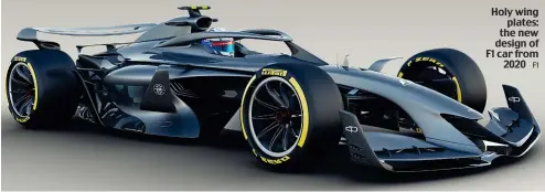  ?? F1 ?? Holy wing plates: the new design of F1 car from 2020