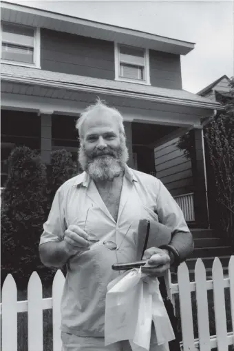  ??  ?? Oliver Sacks, City Island, the Bronx, May 1988; photograph by Dominique Nabokov