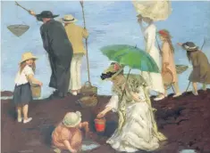  ??  ?? Hoping for something in the water: Shrimp Fishers at Saint Georges, by Rupert Bunny