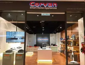  ??  ?? Visit Corvan’s new signature store in The Starling Mall which offers some of the best smart home appliances brands.
