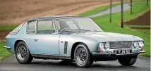  ??  ?? A big American V8 and a stylish Italian body made the Jensen Intercepto­r a British classic.