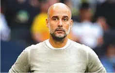  ??  ?? Pep Guardiola