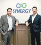  ?? SYNERGY ?? Brian Spinosa, Synergy Chief Marketing Officer, and Brian Bray, Chief Executive Officer Synergy Logistics and Synergy Recommerce, lead the team in Memphis.
