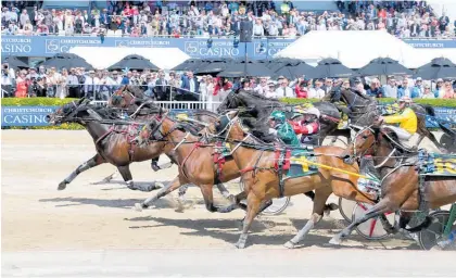  ?? Photo / Race Images ?? Speeding Spur, winning the NZ Trotting FFA at Addington, will clash with Tornado Valley tonight.