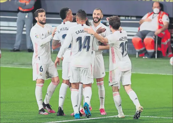  ?? FOTO: EFE ?? El Real Madrid ganó sin problemas al Cadiz en el Ramón de Carranza. Tres puntos muy fáciles para los de Zidane que decidieron el partido en 10 minutos de la primera parte