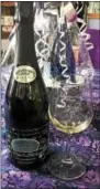  ?? PHOTO COURTESY OF MANATAWNY CREEK WINERY ?? Manatawny Creek Winery’s 2014 Blanc de Blancs sells for $18.