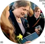  ??  ?? Helen Clark signs copies of her book Women, Equality, Power after her talk.