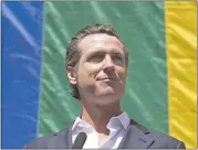  ?? LIPO CHING — STAFF ARCHIVES ?? California Lt. Gov. Gavin Newsom is currently leading in a recent poll for next year’s race for governor, but he has lost ground to former Los Angeles Mayor Antonio Villaraigo­sa.