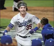  ?? Robert Gauthier Los Angeles Times ?? CODY BELLINGER will get a $4.6-million raise to $16.1 million despite a dropoff from his MVP 2019.