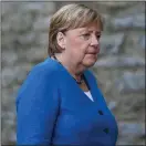  ?? ?? Outgoing German Chancellor Angela Merkel.