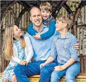  ?? ?? Prince William and the Princess of Wales’s children will play an important role in her recovery