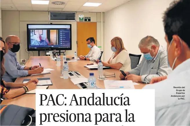  ??  ?? Reunión del Grupo de Expertos Andaluces por la PAC.
