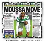  ??  ?? Sportsmail exclusive: Dec 7